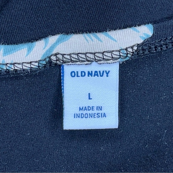 LARGE OLD NAVY BLACK PINK FLORAL DRESS STRETCH FOT AND FLARE - Picture 8 of 9